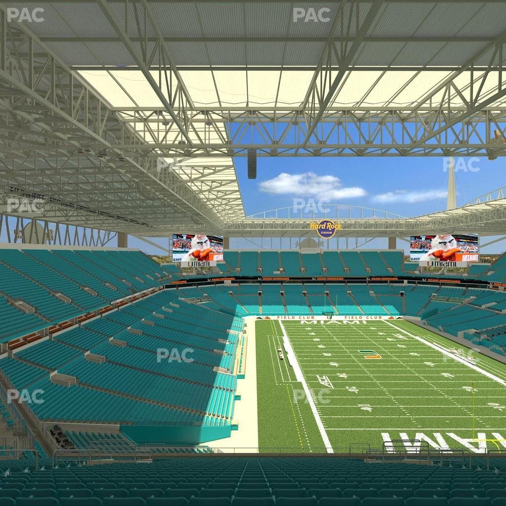 Hard Rock Stadium - Section 307 Seat View