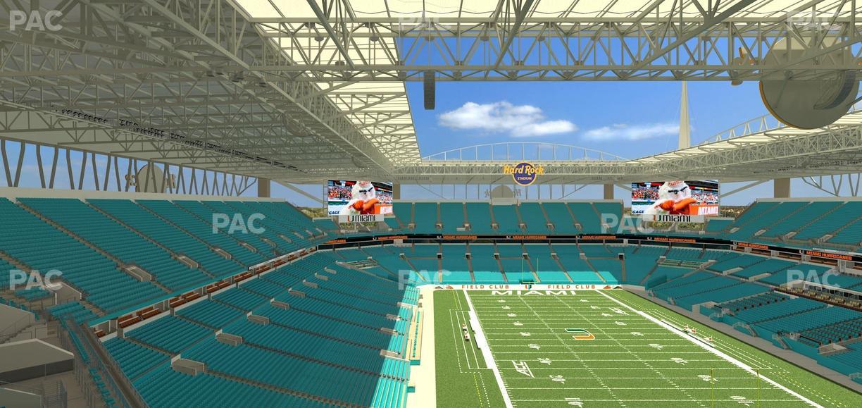 Hard Rock Stadium - Section 307 Seat View
