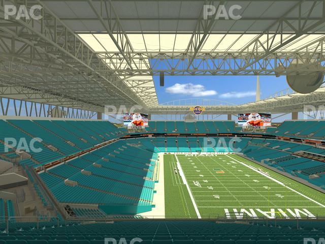 Hard Rock Stadium - Section 307 Seat View Hard Rock Stadium - Section 307 Seat View