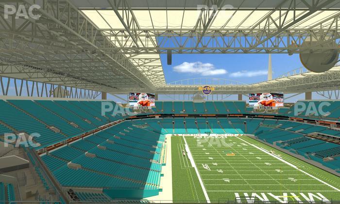 Hard Rock Stadium - Section 307 Seat View