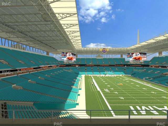 Hard Rock Stadium - Section 307 Seat View