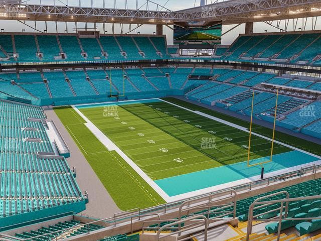 Hard Rock Stadium - Section 308 Seat View
