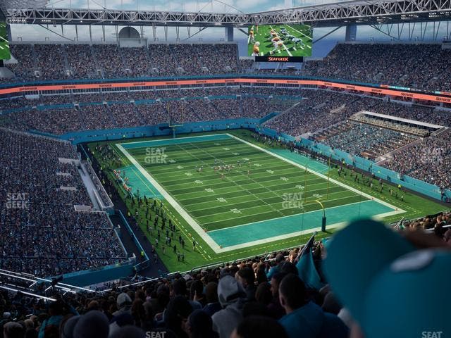 Hard Rock Stadium - Section 308 Seat View