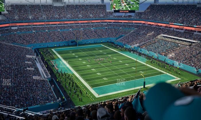 Hard Rock Stadium - Section 308 Seat View