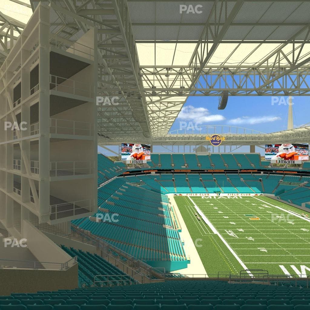 Hard Rock Stadium - Section 308 Seat View