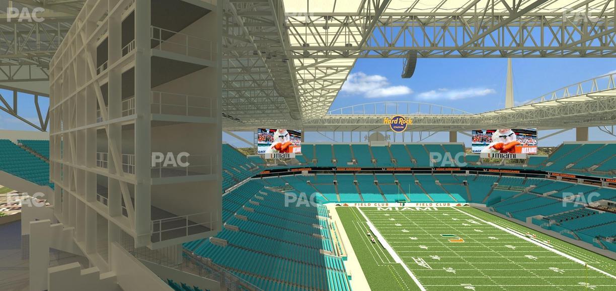Hard Rock Stadium - Section 308 Seat View