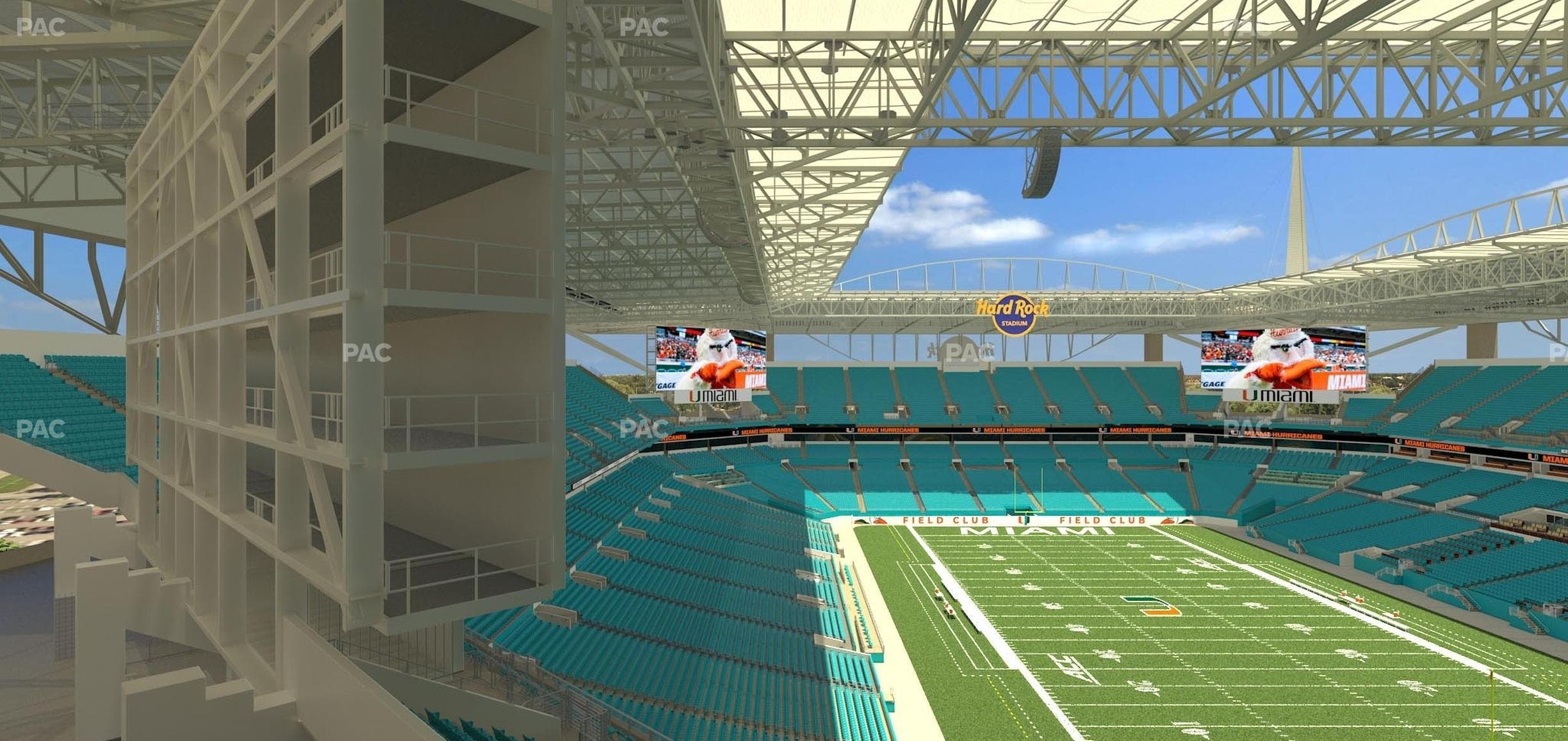 Hard Rock Stadium - Section 308 Seat View