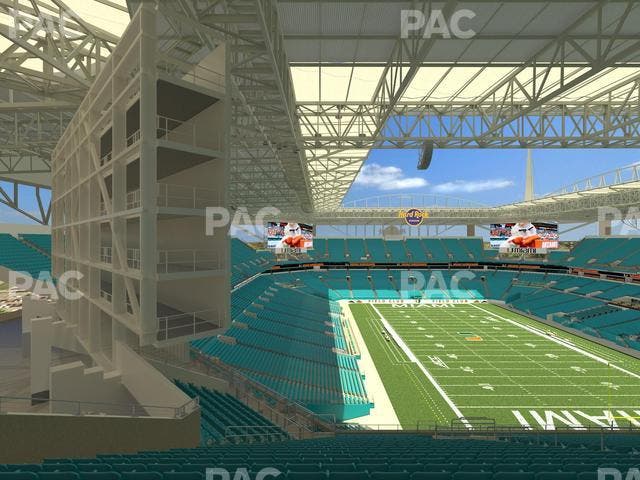 Hard Rock Stadium - Section 308 Seat View