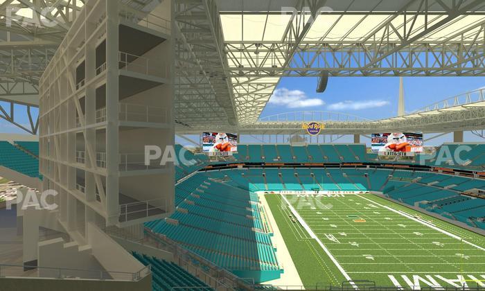 Hard Rock Stadium - Section 308 Seat View