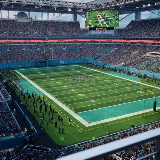 Hard Rock Stadium - Section 308 Seat View