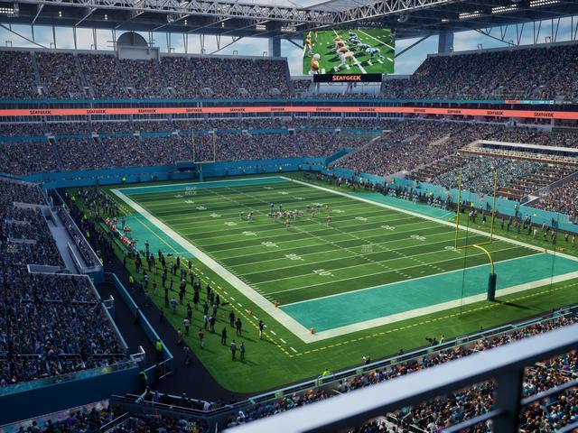 Official view from Section 308 at Hard Rock Stadium