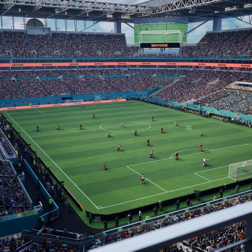 Hard Rock Stadium - Section 308 Seat View