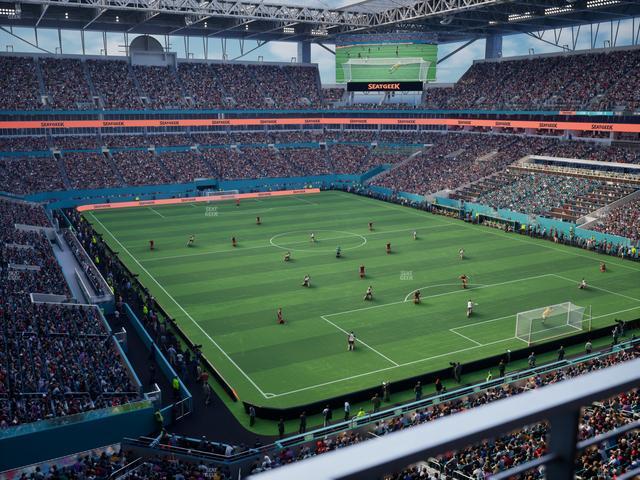 Hard Rock Stadium - Section 308 Seat View