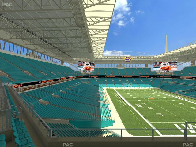 Hard Rock Stadium - Section 308 Seat View