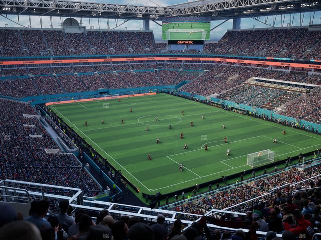 Hard Rock Stadium - Section 309 Seat View Hard Rock Stadium - Section 309 Seat View