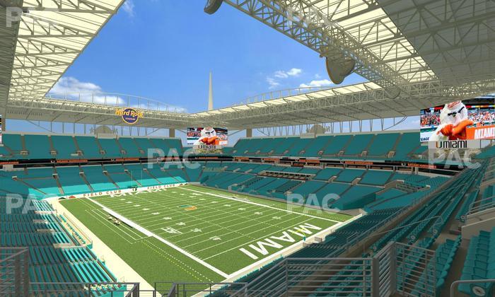 Hard Rock Stadium - Section 309 Seat View