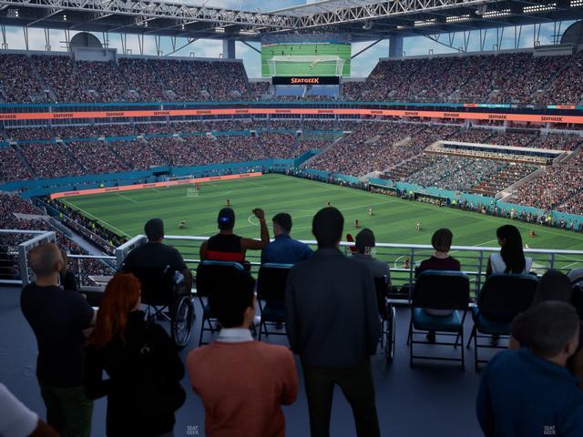 Hard Rock Stadium - Section 310 Corner Suite Seat View Hard Rock Stadium - Section 310 Corner Suite Seat View