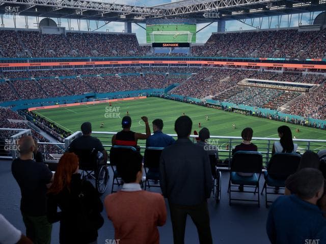 Hard Rock Stadium - Section 310 Corner Suite Seat View