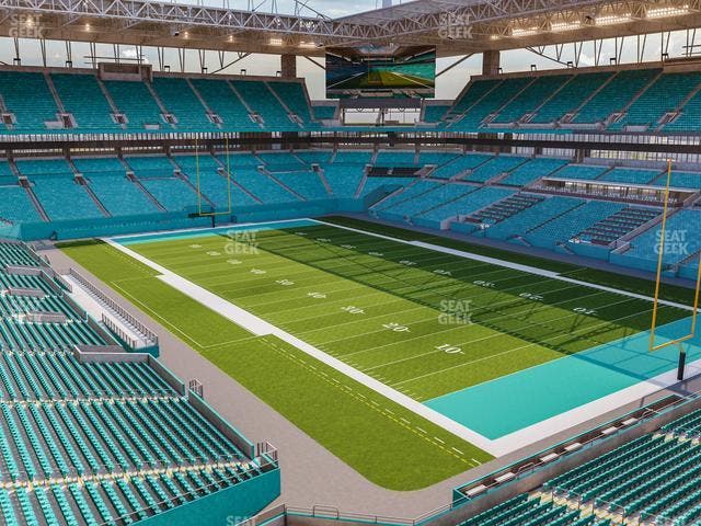 Hard Rock Stadium - Section 310 Corner Suite Seat View