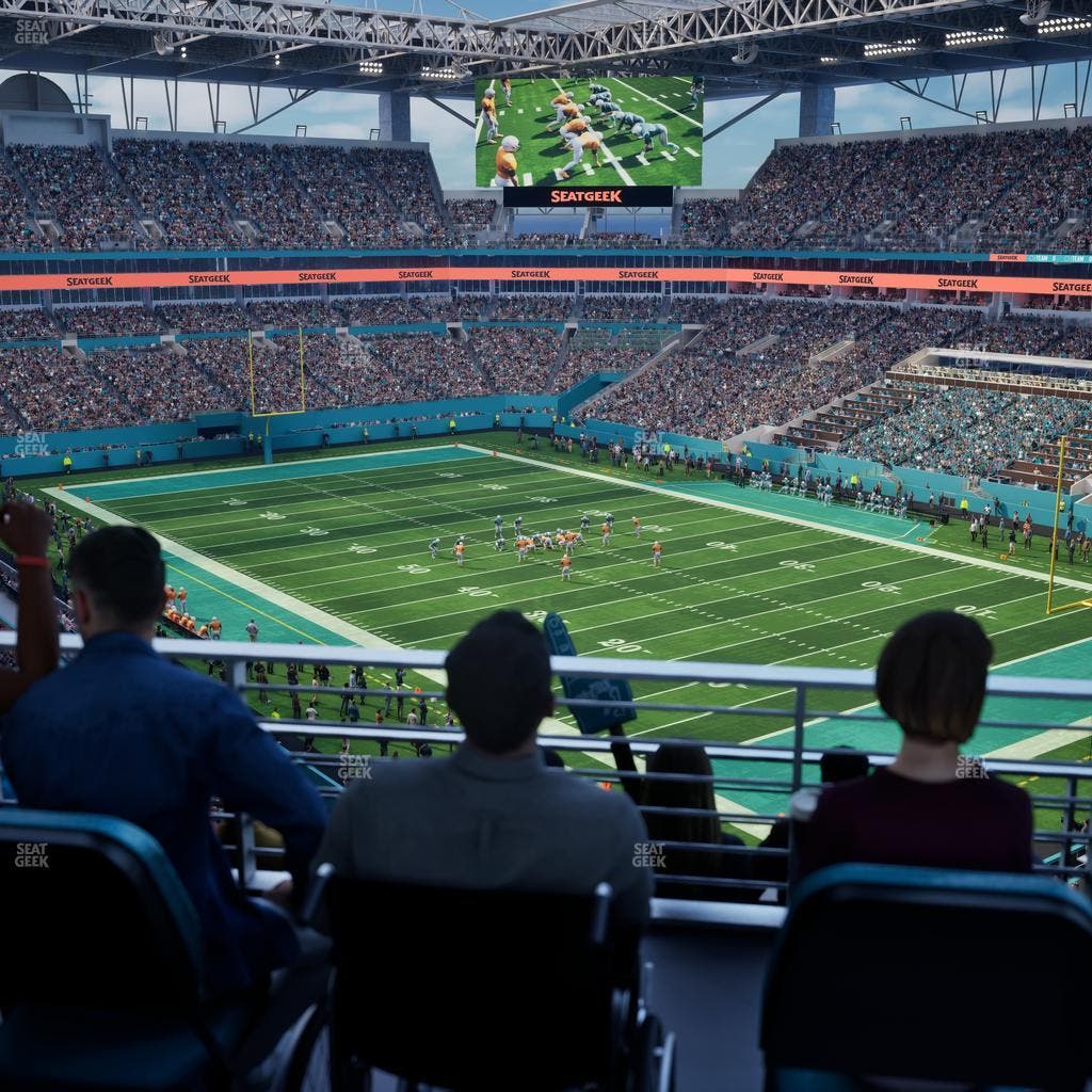 Hard Rock Stadium - Section 310 Patio Terrace Seat View