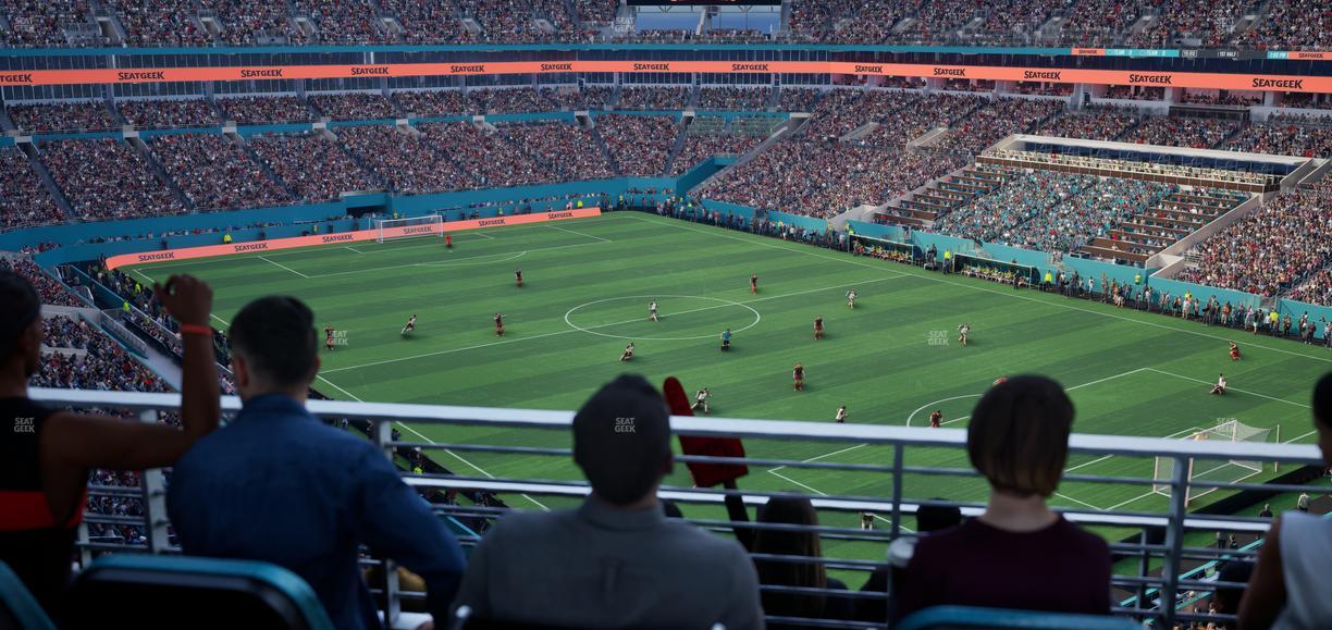 Hard Rock Stadium - Section 310 Patio Terrace Seat View