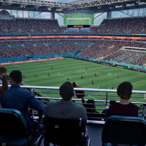 Hard Rock Stadium - Section 310 Patio Terrace Seat View