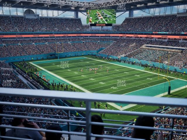 Hard Rock Stadium - Section 310 Seat View