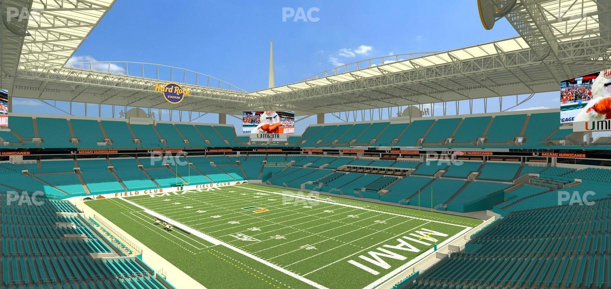 Hard Rock Stadium - Section 310 Seat View