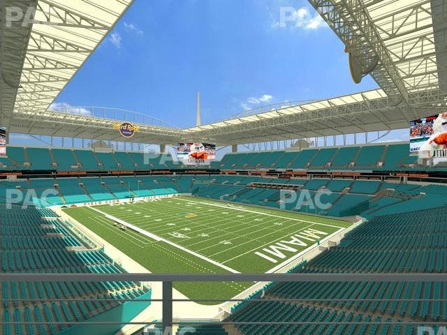 Hard Rock Stadium - Section 310 Seat View