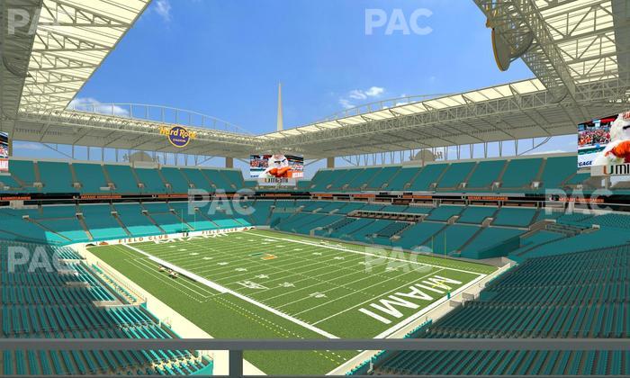 Hard Rock Stadium - Section 310 Seat View