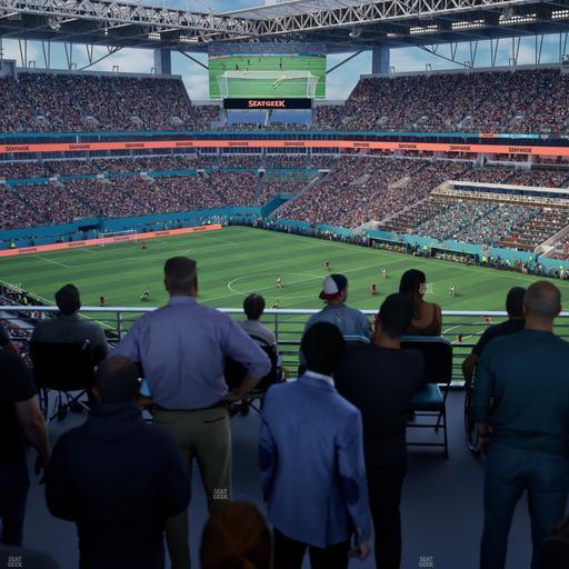 Hard Rock Stadium - Section 311 Corner Suite Seat View