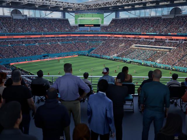 Hard Rock Stadium - Section 311 Corner Suite Seat View Hard Rock Stadium - Section 311 Corner Suite Seat View