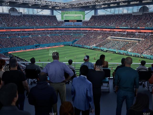 Hard Rock Stadium - Section 311 Corner Suite Seat View