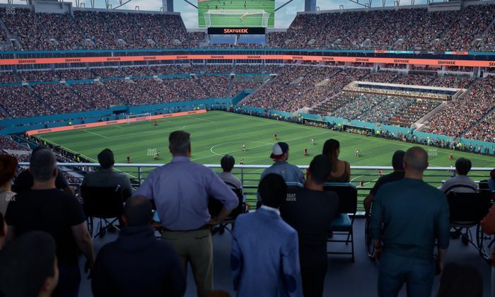 Hard Rock Stadium - Section 311 Corner Suite Seat View