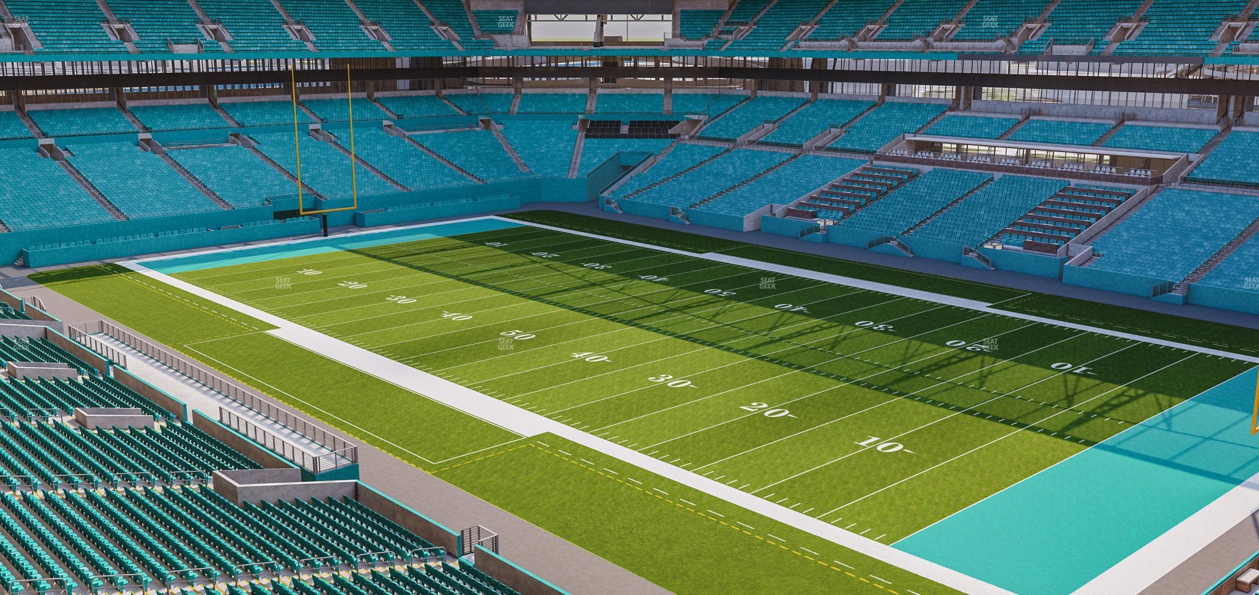 Hard Rock Stadium - Section 311 Corner Suite Seat View