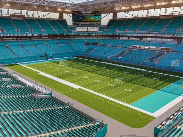 Hard Rock Stadium - Section 311 Corner Suite Seat View
