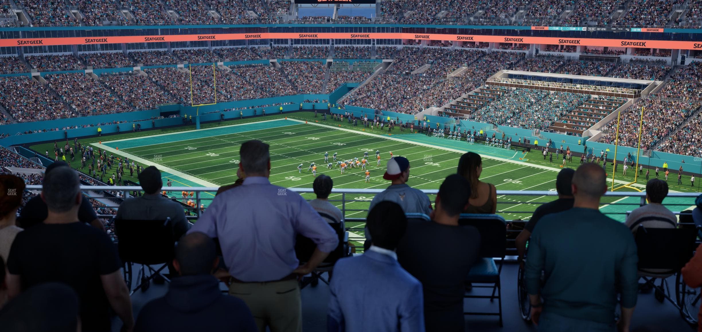 Hard Rock Stadium - Section 311 Corner Suite Seat View