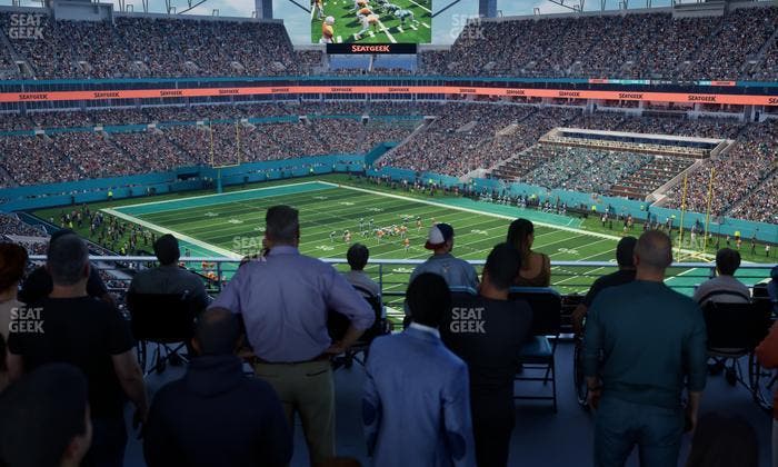 Hard Rock Stadium - Section 311 Corner Suite Seat View