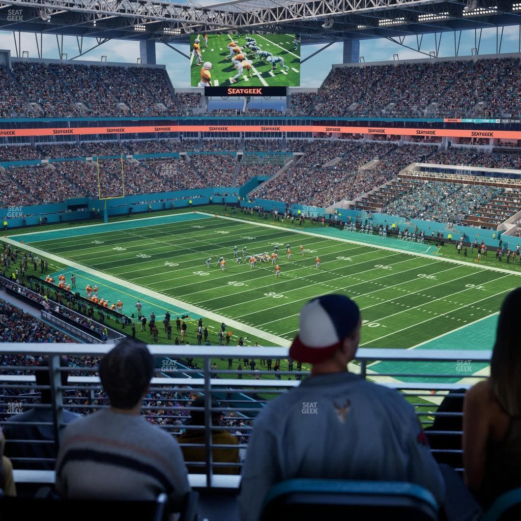 Hard Rock Stadium - Section 311 Patio Terrace Seat View