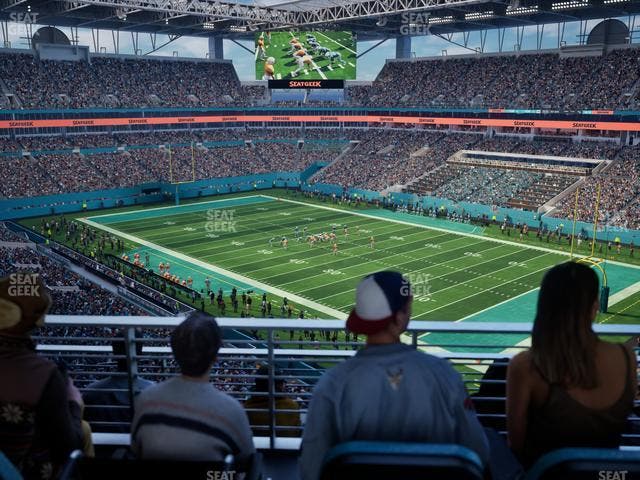 Hard Rock Stadium - Section 311 Patio Terrace Seat View