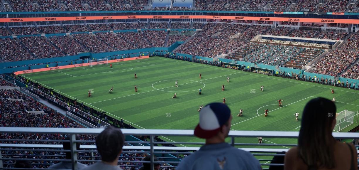 Hard Rock Stadium - Section 311 Patio Terrace Seat View