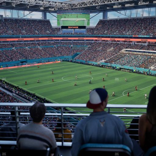 Hard Rock Stadium - Section 311 Patio Terrace Seat View