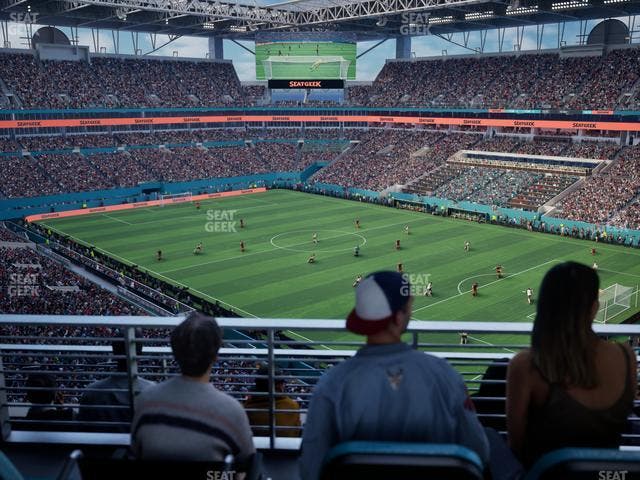 Hard Rock Stadium - Section 311 Patio Terrace Seat View