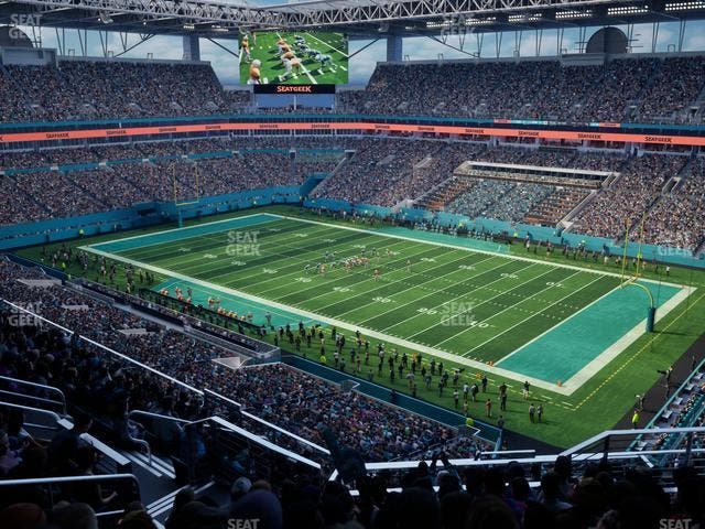 Hard Rock Stadium - Section 312 Seat View