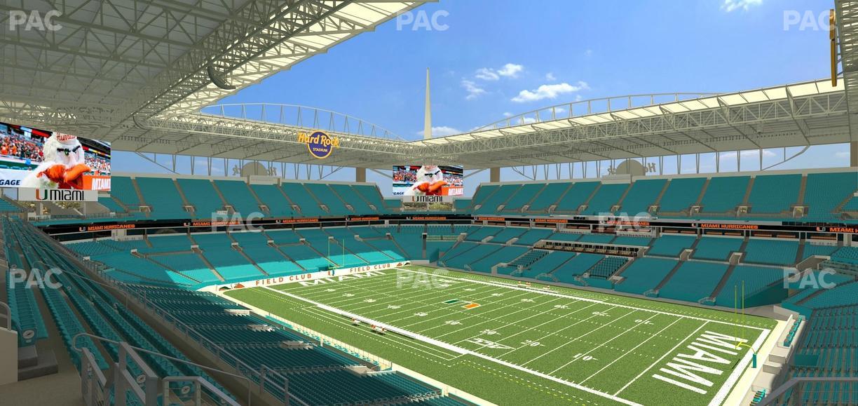 Hard Rock Stadium - Section 312 Seat View