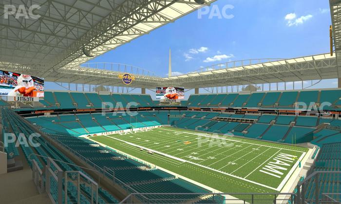 Hard Rock Stadium - Section 312 Seat View