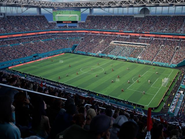 Hard Rock Stadium - Section 313 Seat View Hard Rock Stadium - Section 313 Seat View