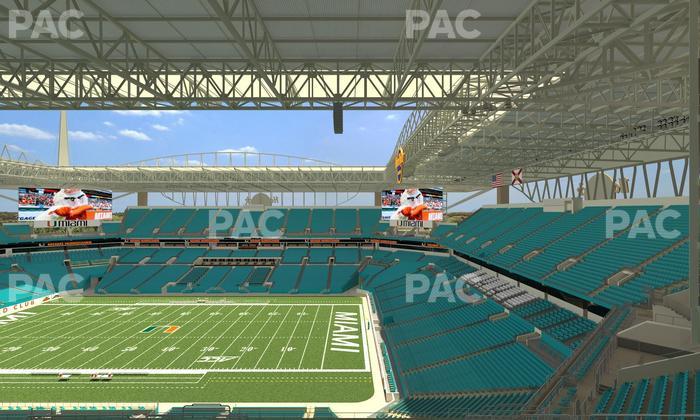Hard Rock Stadium - Section 314 Seat View