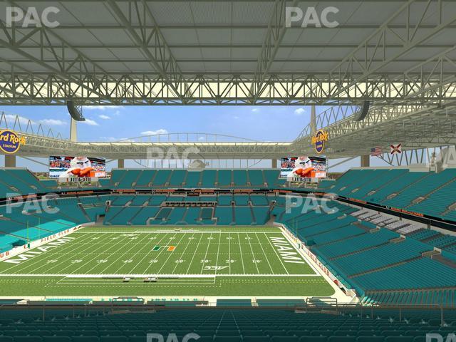 Hard Rock Stadium - Section 316 Seat View Hard Rock Stadium - Section 316 Seat View
