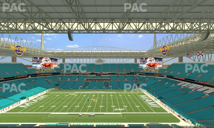 Hard Rock Stadium - Section 317 Seat View